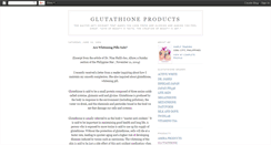 Desktop Screenshot of glutathioneproducts.blogspot.com