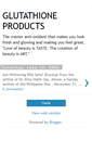Mobile Screenshot of glutathioneproducts.blogspot.com