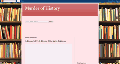 Desktop Screenshot of murderofhistory.blogspot.com