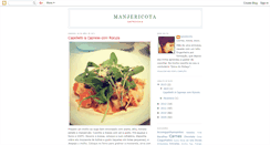 Desktop Screenshot of manjericota.blogspot.com