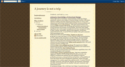 Desktop Screenshot of journeyisnotatrip.blogspot.com