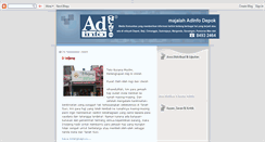 Desktop Screenshot of adinfodepok.blogspot.com