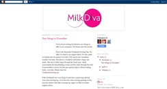 Desktop Screenshot of milkdiva.blogspot.com