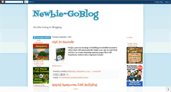 Desktop Screenshot of newbie-goblog.blogspot.com