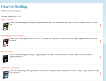 Tablet Screenshot of newbie-goblog.blogspot.com