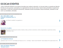 Tablet Screenshot of ociocaneventos.blogspot.com