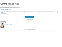 Tablet Screenshot of centromundoyoga.blogspot.com