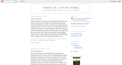 Desktop Screenshot of firststlouishome.blogspot.com