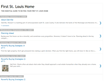 Tablet Screenshot of firststlouishome.blogspot.com