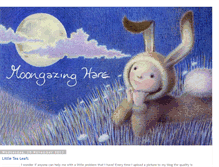 Tablet Screenshot of moongazinghareillustration.blogspot.com