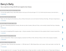 Tablet Screenshot of darcysdaily.blogspot.com