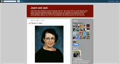 Desktop Screenshot of joannandjack.blogspot.com
