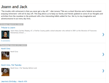 Tablet Screenshot of joannandjack.blogspot.com