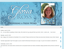 Tablet Screenshot of gloriaross.blogspot.com