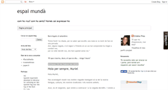 Desktop Screenshot of espai-munda.blogspot.com
