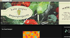 Desktop Screenshot of katepeper.blogspot.com