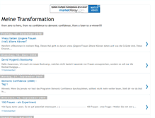 Tablet Screenshot of meine-transformation.blogspot.com
