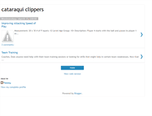 Tablet Screenshot of cataraquiclippers.blogspot.com