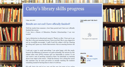 Desktop Screenshot of cathyslibraryskillsprogress.blogspot.com