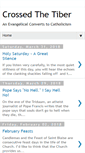 Mobile Screenshot of crossed-the-tiber.blogspot.com
