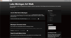 Desktop Screenshot of lakemichiganartwalk.blogspot.com