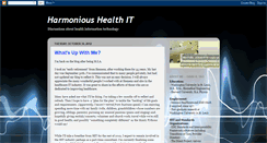 Desktop Screenshot of harmonious-healthit.blogspot.com
