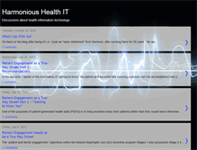 Tablet Screenshot of harmonious-healthit.blogspot.com