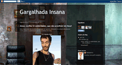 Desktop Screenshot of gargalhadainsana.blogspot.com