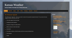 Desktop Screenshot of kansas-weather.blogspot.com
