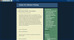 Desktop Screenshot of centerforsoftwaretraining01.blogspot.com