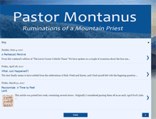 Tablet Screenshot of pastormontanus.blogspot.com