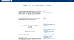 Desktop Screenshot of americangirl.blogspot.com