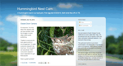 Desktop Screenshot of hummingbirdview.blogspot.com