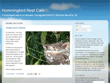 Tablet Screenshot of hummingbirdview.blogspot.com