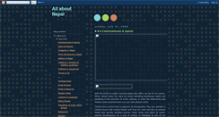 Desktop Screenshot of justaboutnepal.blogspot.com