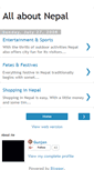 Mobile Screenshot of justaboutnepal.blogspot.com