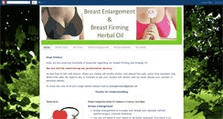 Desktop Screenshot of breastenlargeoil.blogspot.com