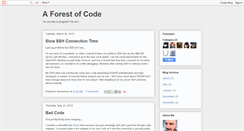 Desktop Screenshot of forestofcode.blogspot.com