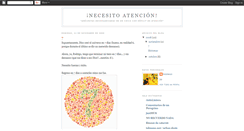 Desktop Screenshot of necesitoatencion.blogspot.com