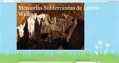 Desktop Screenshot of memorias-subterraneas.blogspot.com