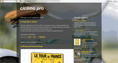 Desktop Screenshot of ciclismopro.blogspot.com