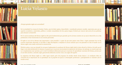 Desktop Screenshot of lucia-velasco.blogspot.com