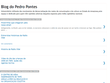 Tablet Screenshot of blogdopedropontes.blogspot.com