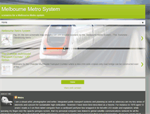 Tablet Screenshot of melbournemetrosystem.blogspot.com