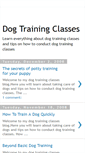 Mobile Screenshot of dogtraining-classes.blogspot.com