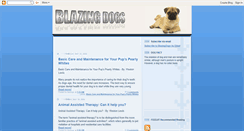 Desktop Screenshot of blazingdogs.blogspot.com