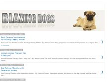 Tablet Screenshot of blazingdogs.blogspot.com