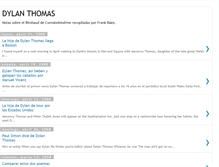 Tablet Screenshot of dylanthomasblog.blogspot.com