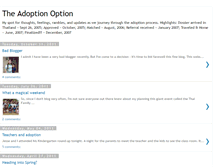 Tablet Screenshot of adoption-option.blogspot.com