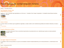 Tablet Screenshot of contaminacion-minera.blogspot.com